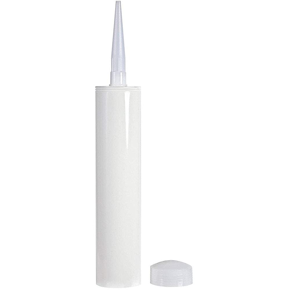 4 Empty Caulk Tubes, Fillable Sealant Caulking Tubes With Removable Tips