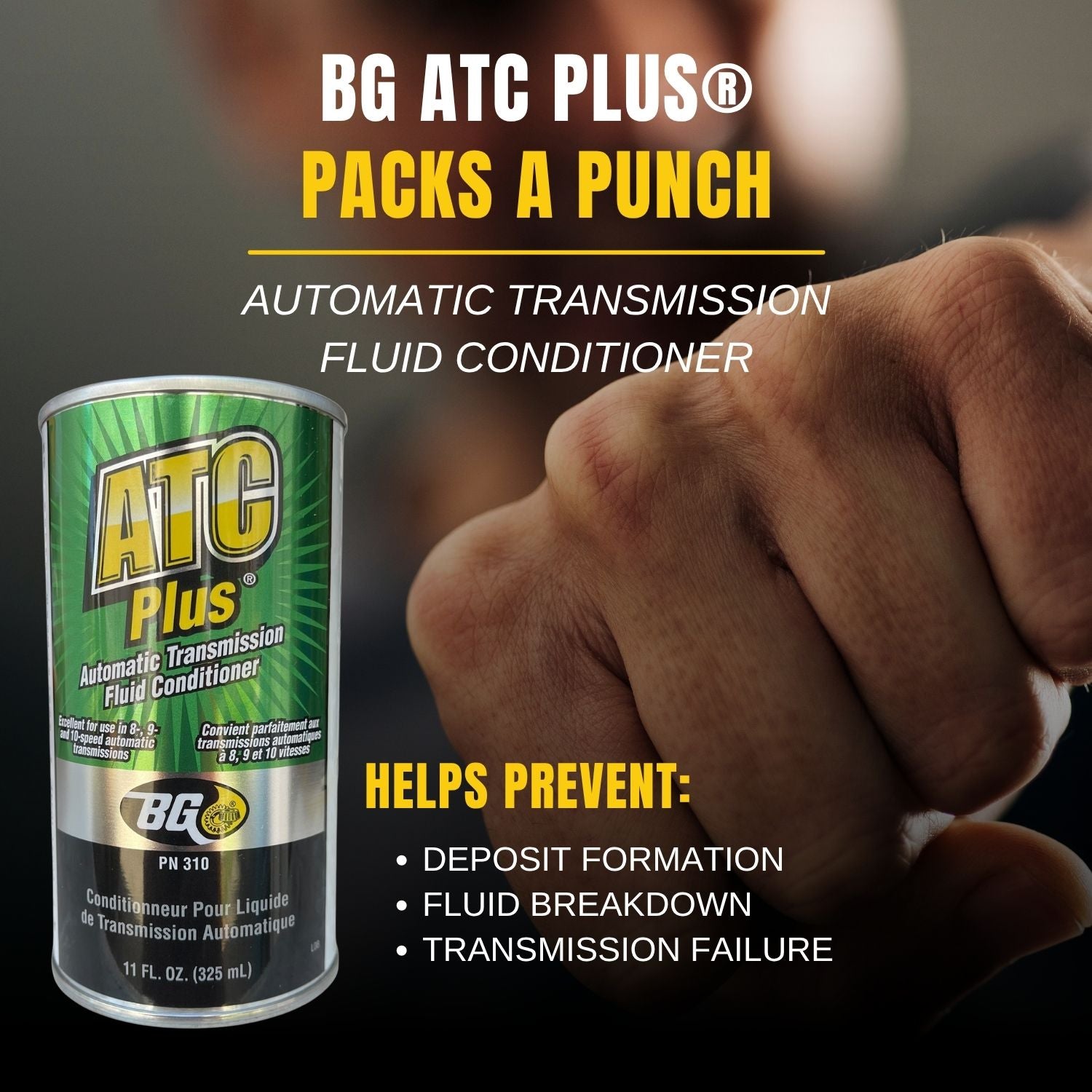 BG ATC PLUS AUTOMATIC TRANSMISSION CONDITIONER PN 310 With Pocket Screwdriver