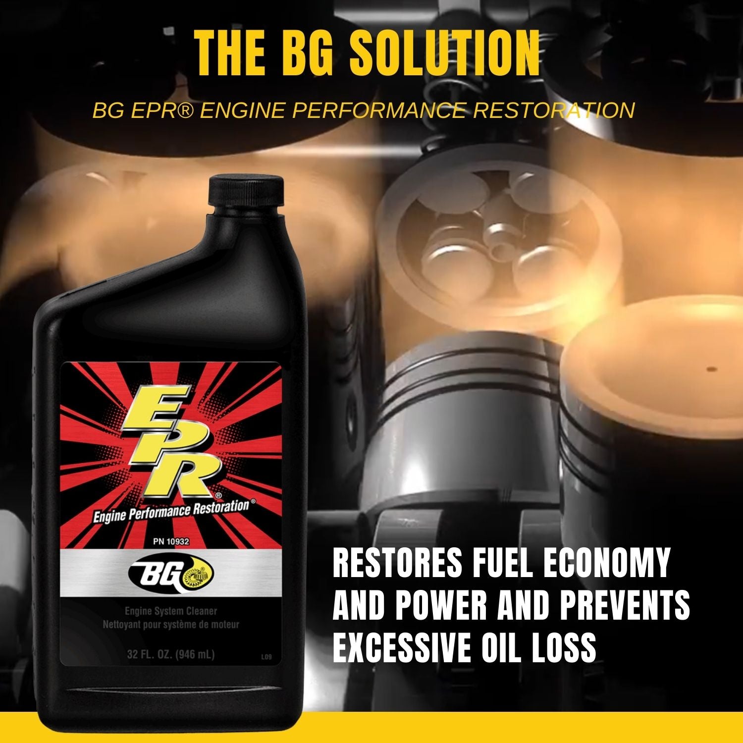 BG 109 Engine Compression Restorer 1 Quart (32oz)