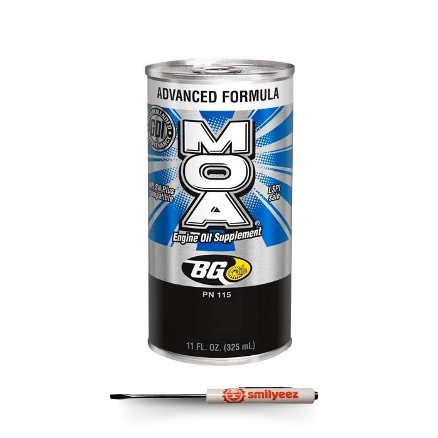 BG Advanced Formula MOA® Engine Oil Supplement PN 115 With a Pocket Screwdriver
