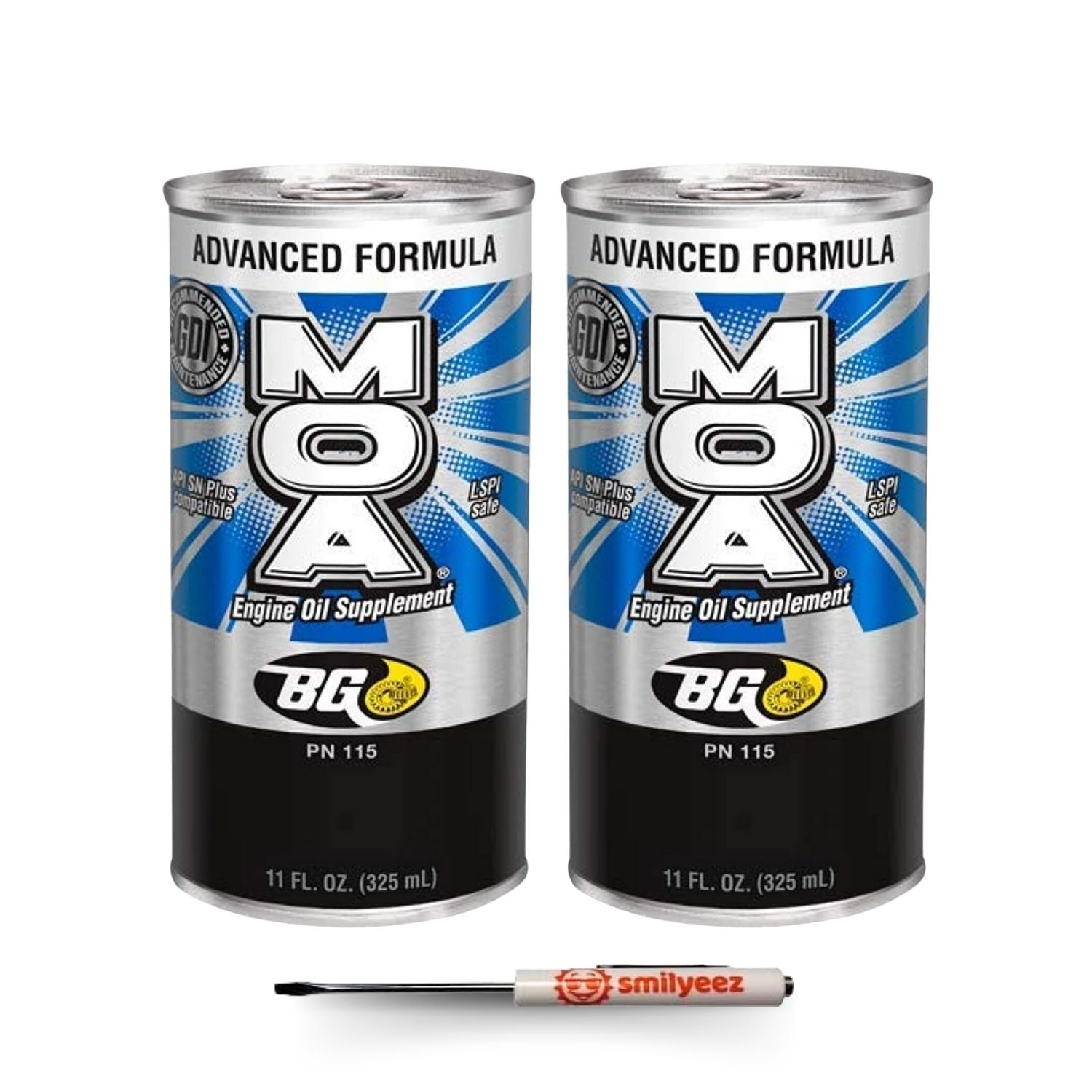 BG Advanced Formula MOA® Engine Oil Supplement PN 115 With a Pocket Screwdriver