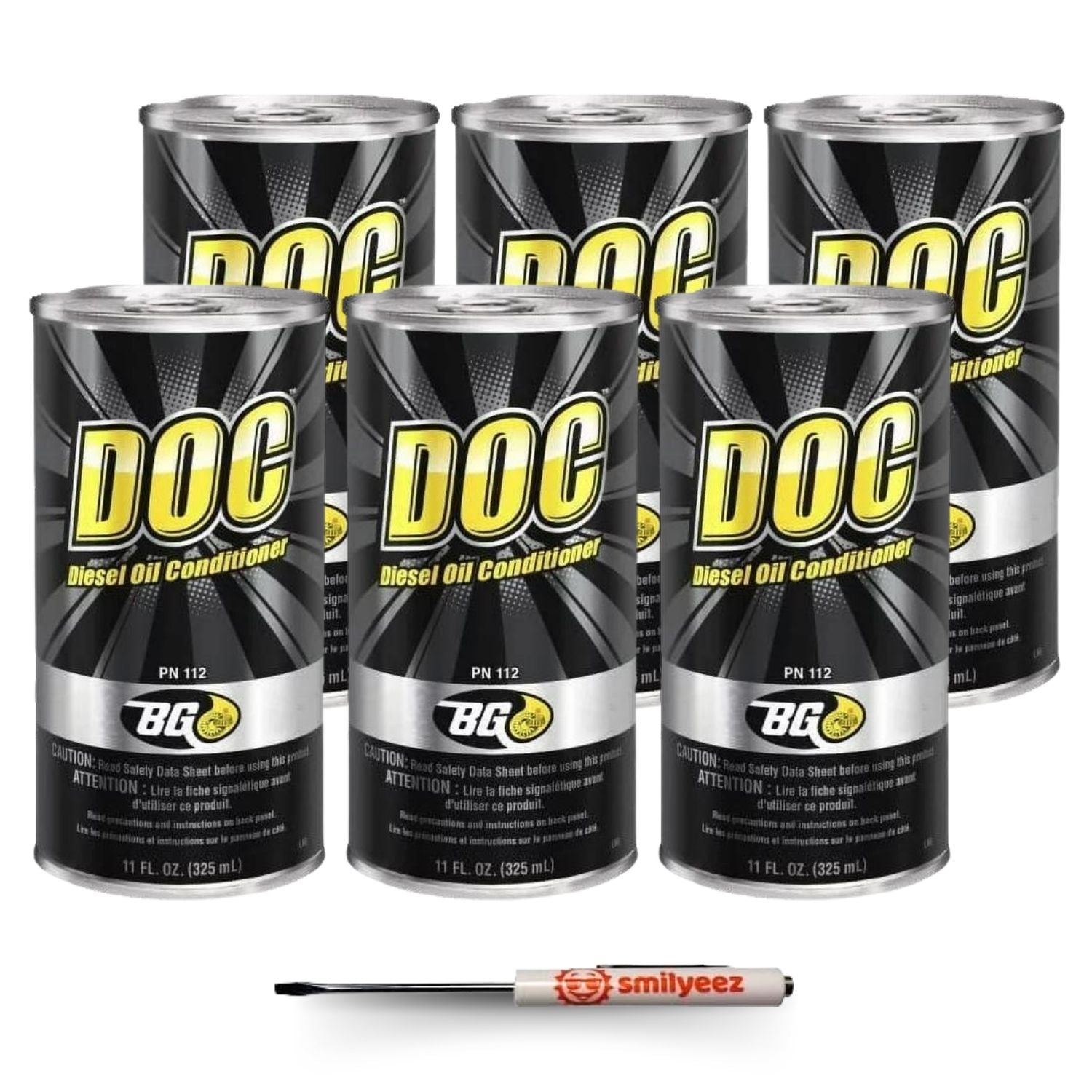BG DOC Diesel Oil Conditioner, 11 oz. Can PN 112 with a Pocket Screwdriver
