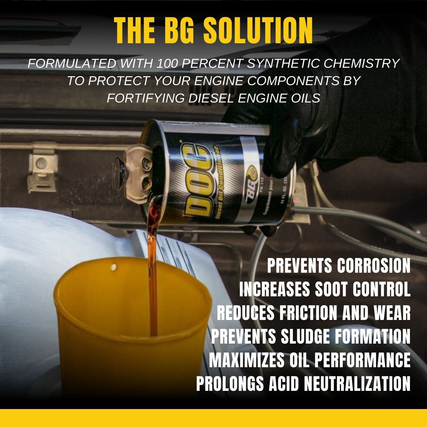 BG DOC Diesel Oil Conditioner, 11 oz. Can PN 112 with a Pocket Screwdriver