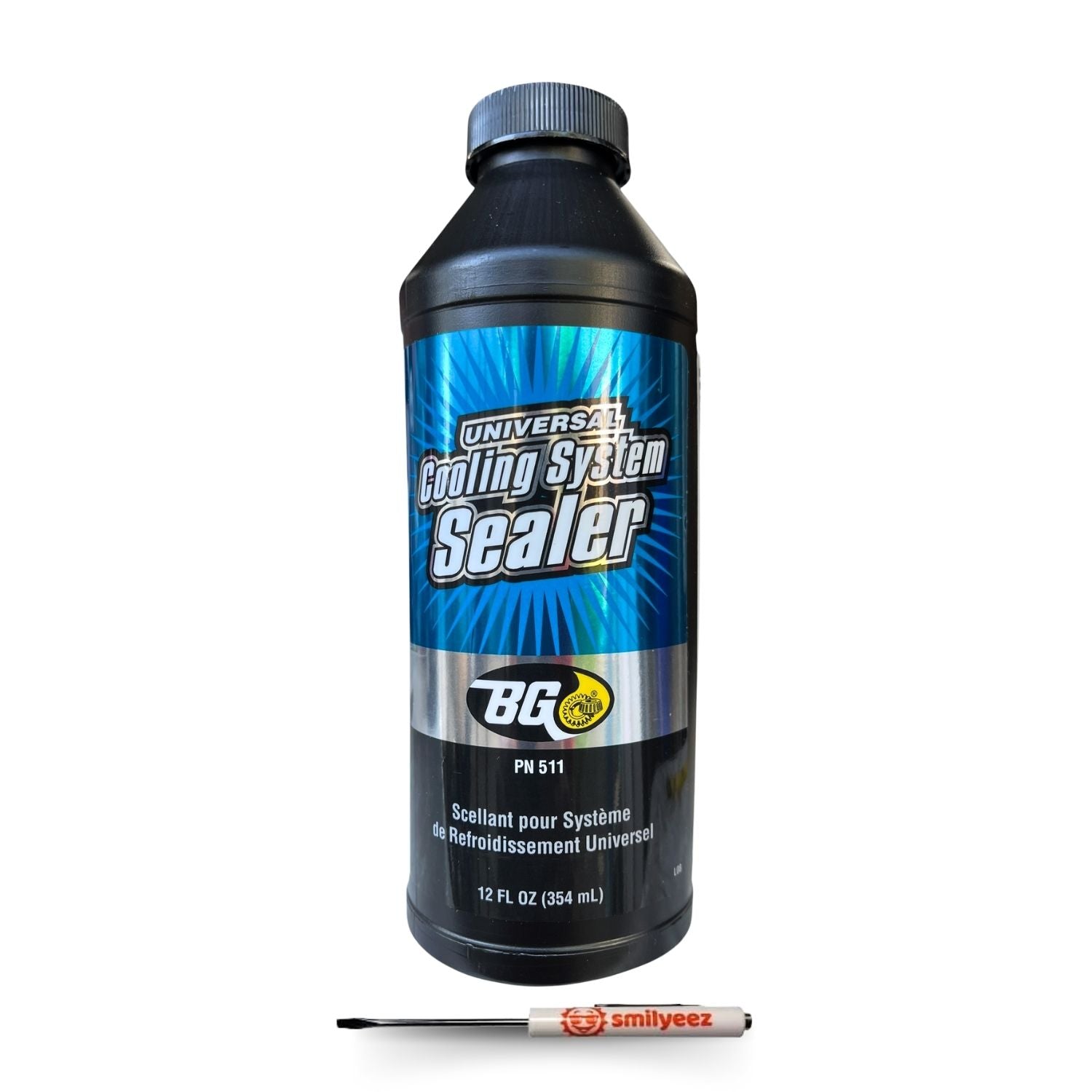 BG Universal Cooling System Sealer PN 511 (12oz. Bottle) with Pocket Screwdriver