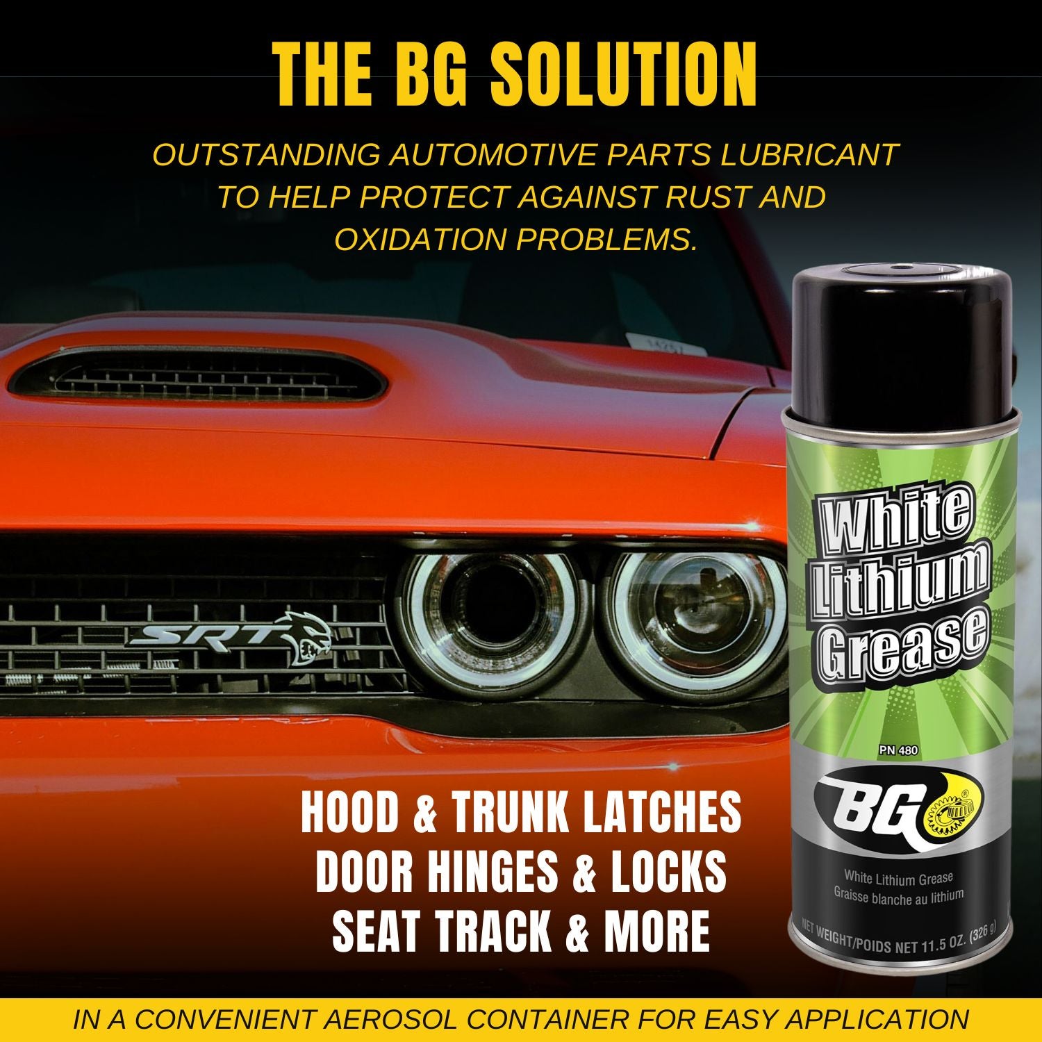 BG White Lithium Grease Infographic