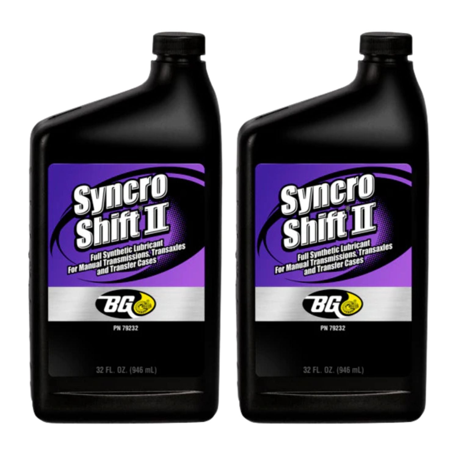 BG Syncro Shift II PN 792 Synthetic Gear Lubricant - Fluid for Manual Transmissions and Trans-Axle