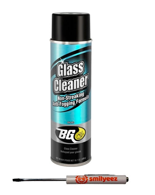 BG Glass Cleaner PN 460 18.7 oz Can With Pocket Screwdriver