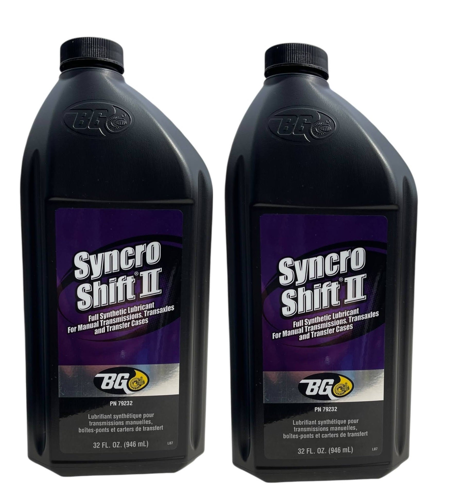 BG Syncro Shift II PN 792 Synthetic Gear Lubricant - Fluid for Manual Transmissions and Trans-Axle