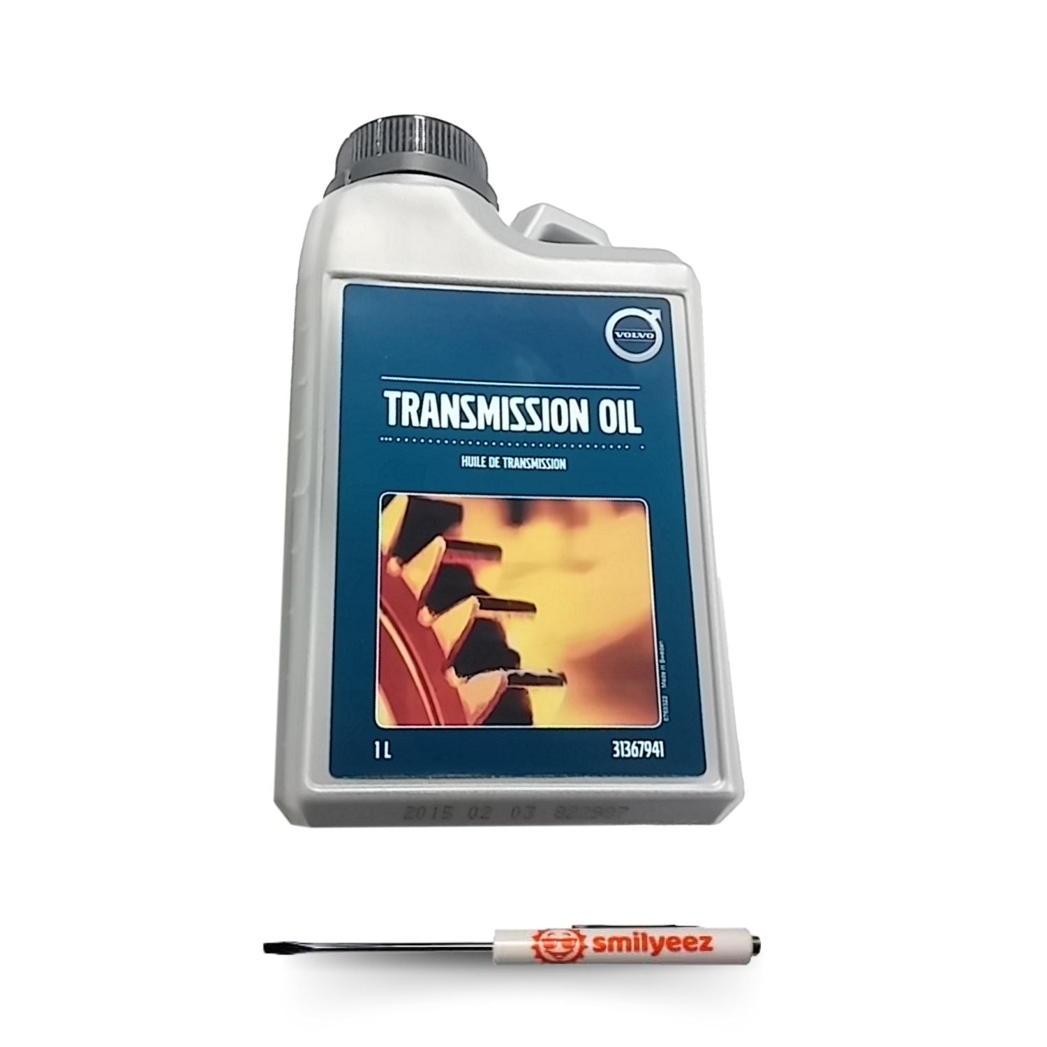 Volvo Transmission Oil PN 31367941  (1 L/33.8 FL OZ)  Active on Demand Clutch Oil (AOC) (Replaces 31325136,30759648,1161641) with Pocket Screwdriver