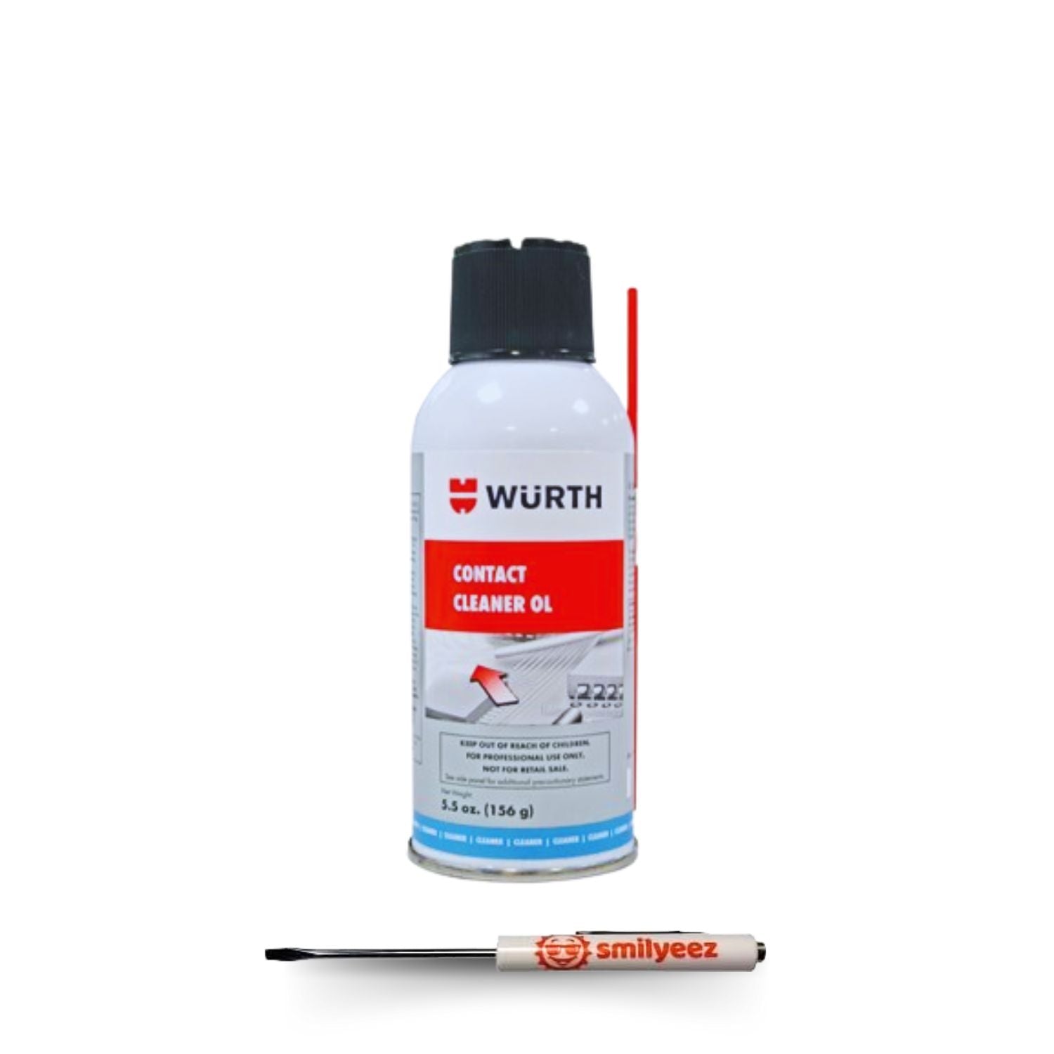 Wurth Contact Cleaner OL (5.5 oz.) With a Pocket Screwdriver