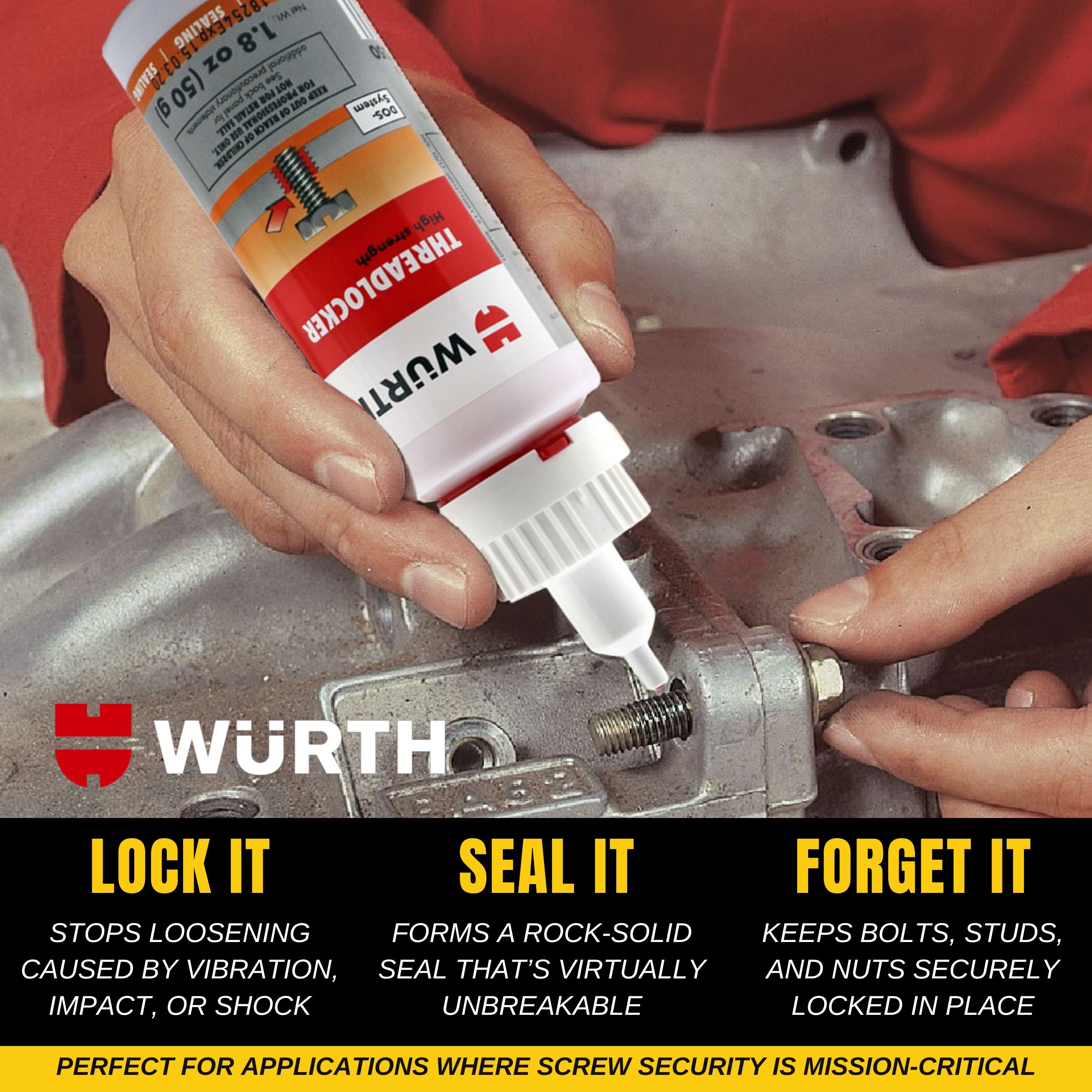 Wurth Red DOS ThreadLocker Demo