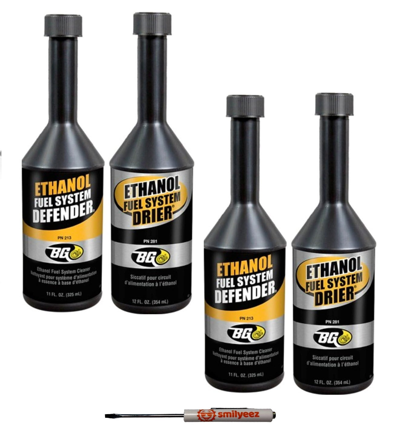 Smilyeez BG Ethanol Fuel System Kit with Drier PN 280 & Defender PN 213 PN K2913 and Pocket Screwdriver