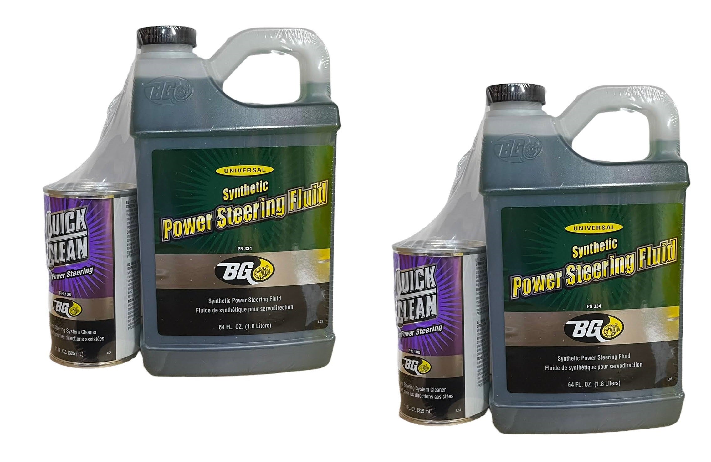 BG K6704 Power Steering Flush Kit Pentosin Based Universal Fluid & Quick Clean