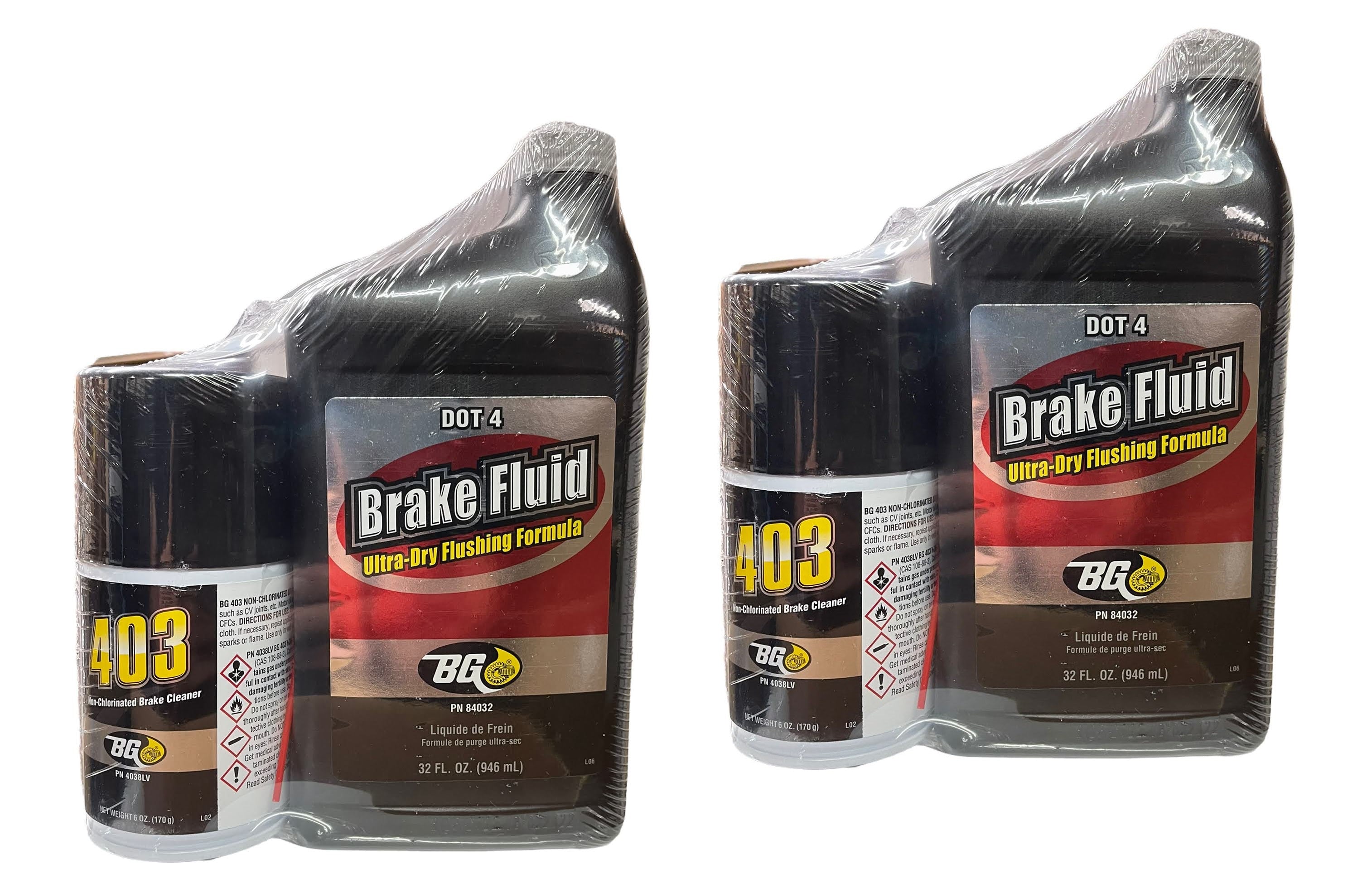 BG Brake Fluid Brake Cleaner Kit PN K8830CC