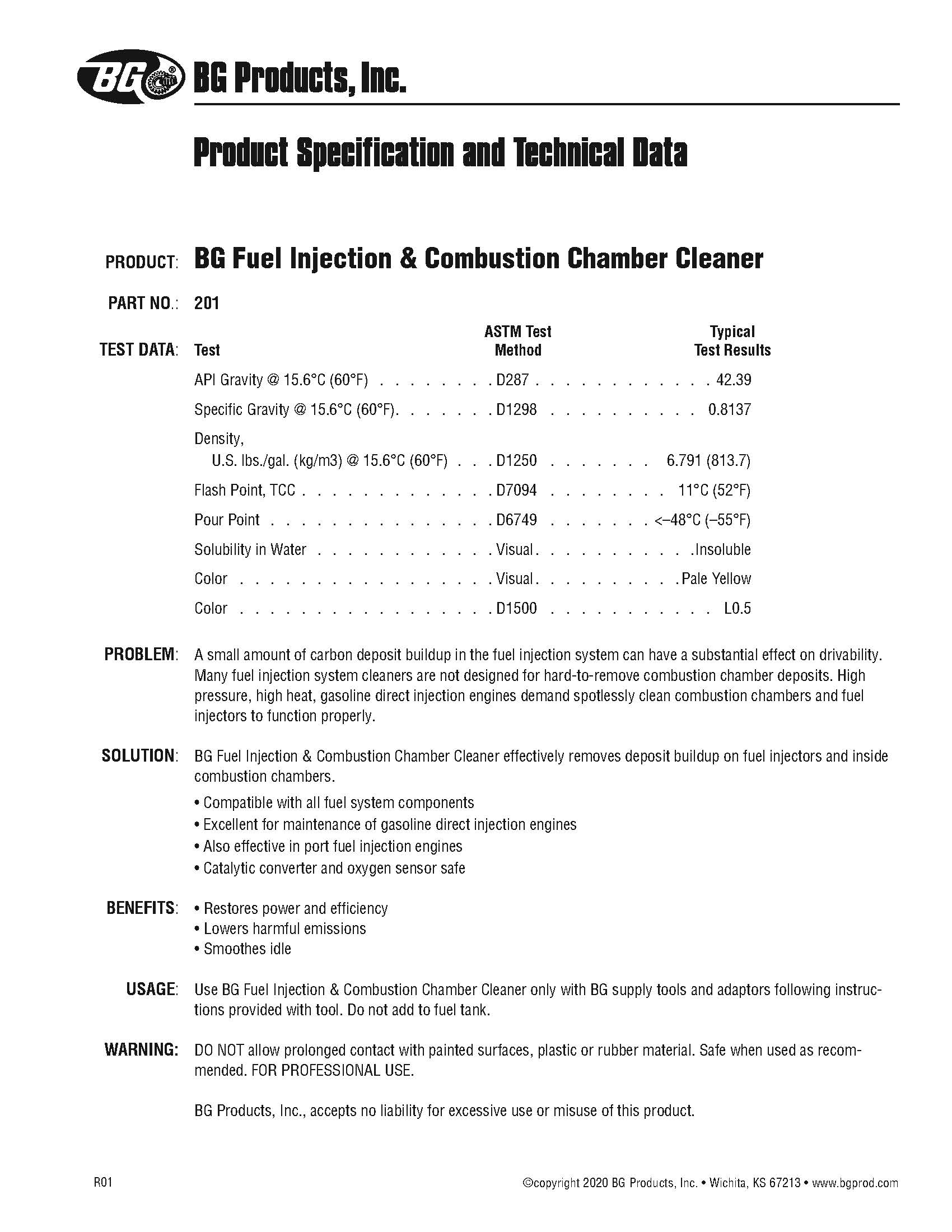 BG K1003 Fuel Injection & Combustion Chamber Cleaner PN 201 & BG Platinum 44K Fuel System Cleaner PN 208 With Pocket Screwdriver