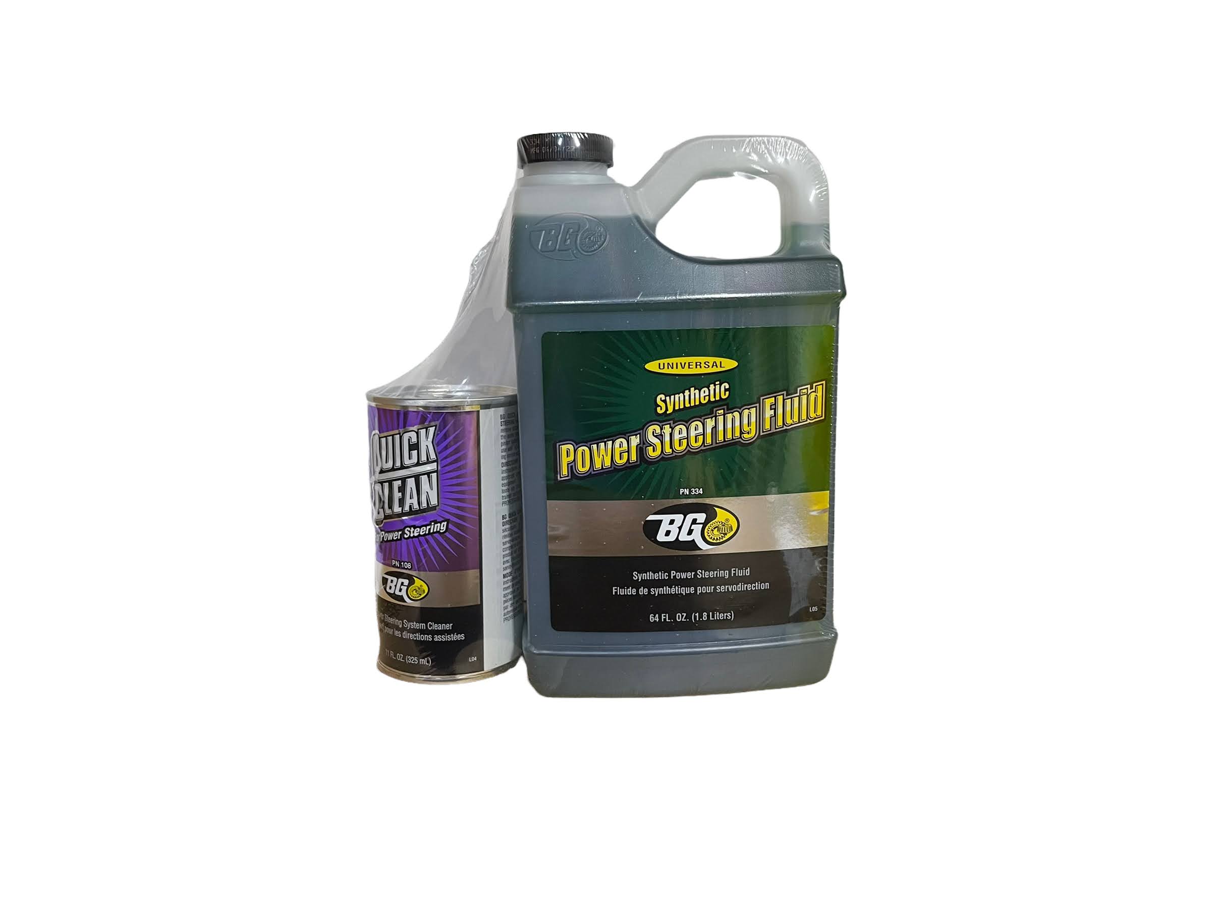 BG K6704 Power Steering Flush Kit Pentosin Based Universal Fluid & Quick Clean