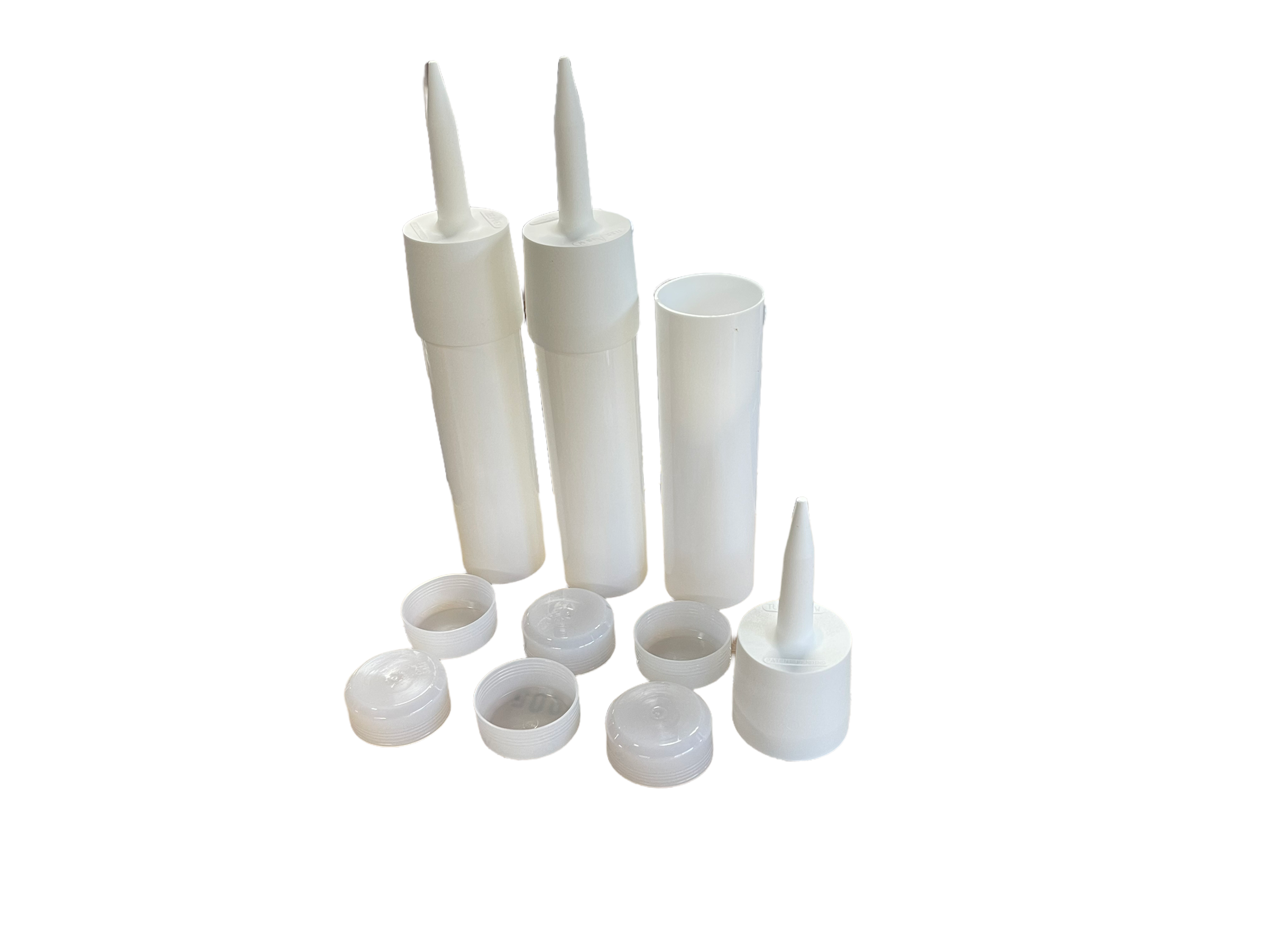 Reusable Empty Caulk Tube - REFILLABLE CAULKING Cartridge - 7 oz. - 3 Pack