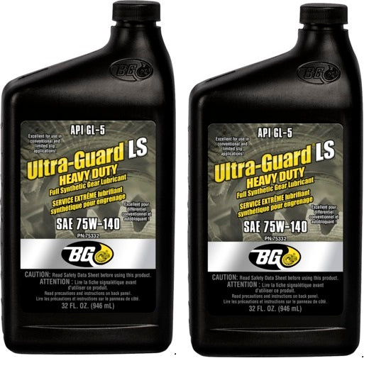 BG Ultra-Guard LS Heavy Duty Gear Lubricant PN 75332 Synthetic SAE 75W-140