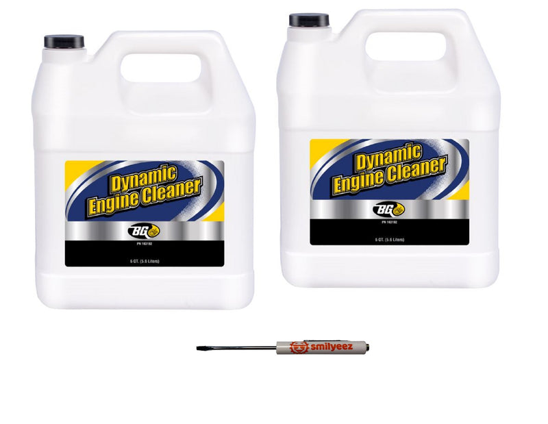 BG Dynamic Engine Cleaner PN 103 Before and After 2 Pack