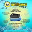 Smilyeez No-Plastic Non-Scratch Blue Dotted Sponge Refill for Scotch-Brite's Dishwand Refill Info 3