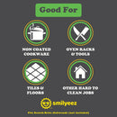 Smilyeez No-Plastic Green Heavy Duty Dotted Sponge Refill for Scotch-Brite's Dishwand  Cleans