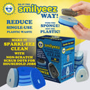 Smilyeez No-Plastic Non-Scratch Blue Dotted Sponge Refill for Scotch-Brite's Dishwand Refill Info 2