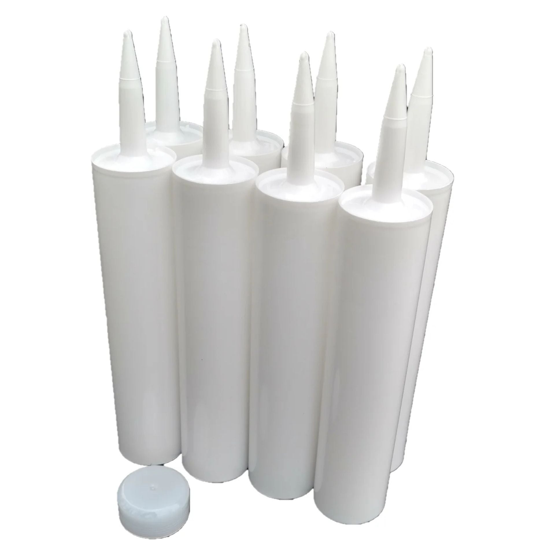 EMPTY CAULK TUBE - FILLABLE CAULKING CARTRIDGE - 8 Pack