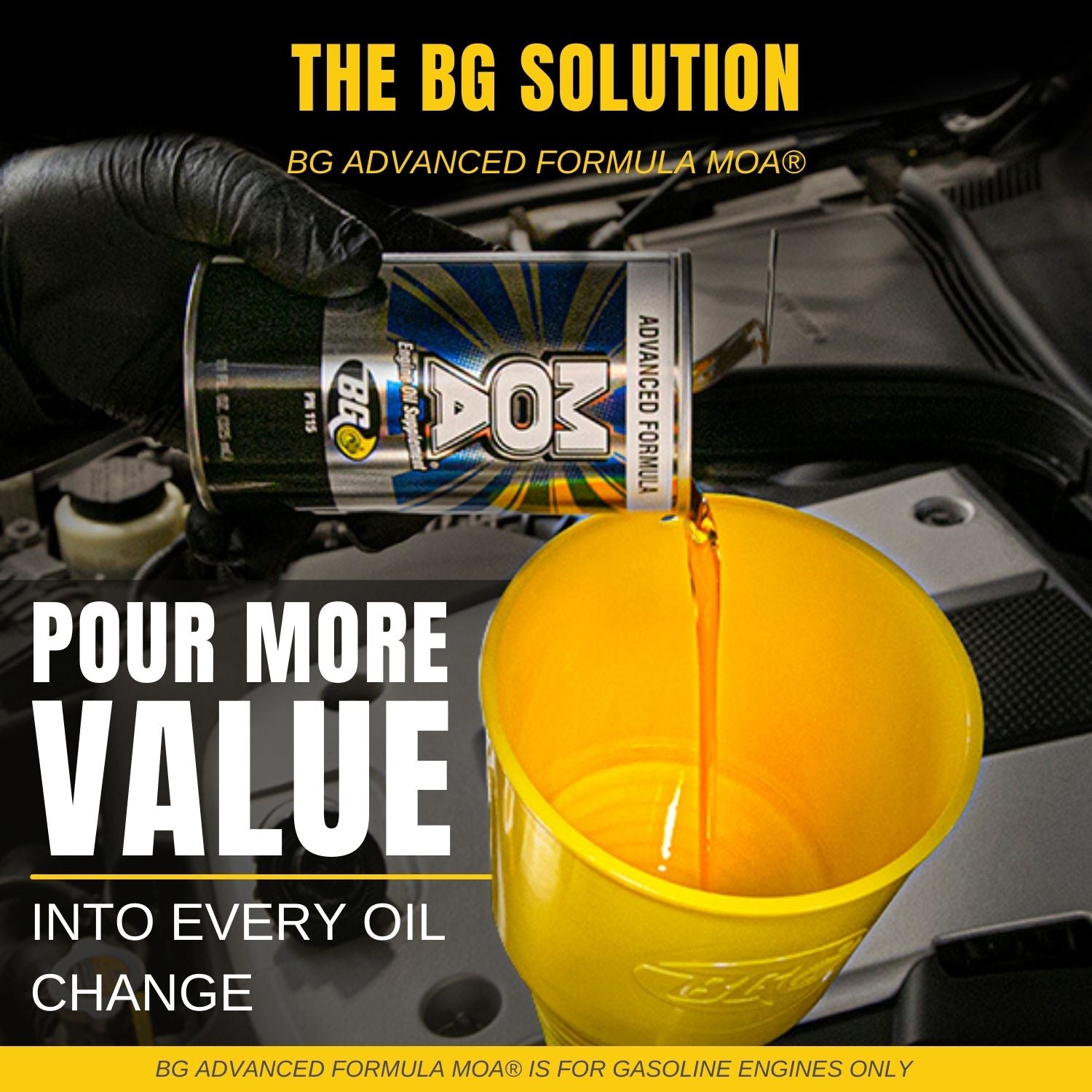 BG Advanced Formula MOA® Engine Oil Supplement PN 115  With a Pocket Screwdriver