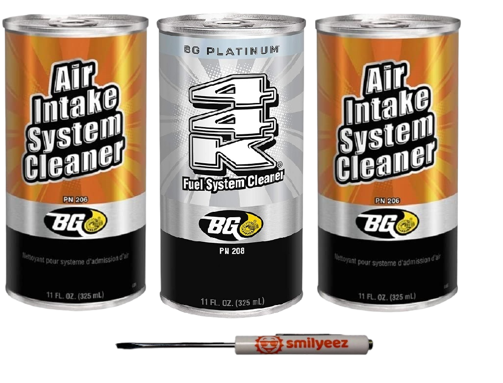 BG Fuel Induction Service Kit 2902 Intake and System Cleaner 44k With Pocket Screwdriver