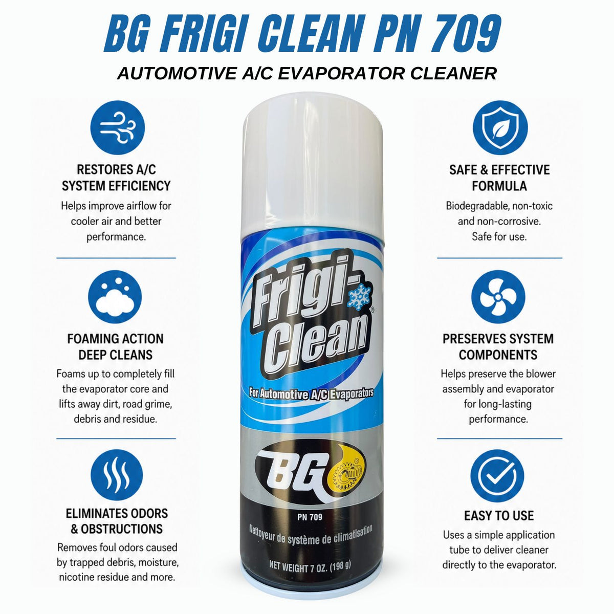 Frigi Clean PN 709 Infographic