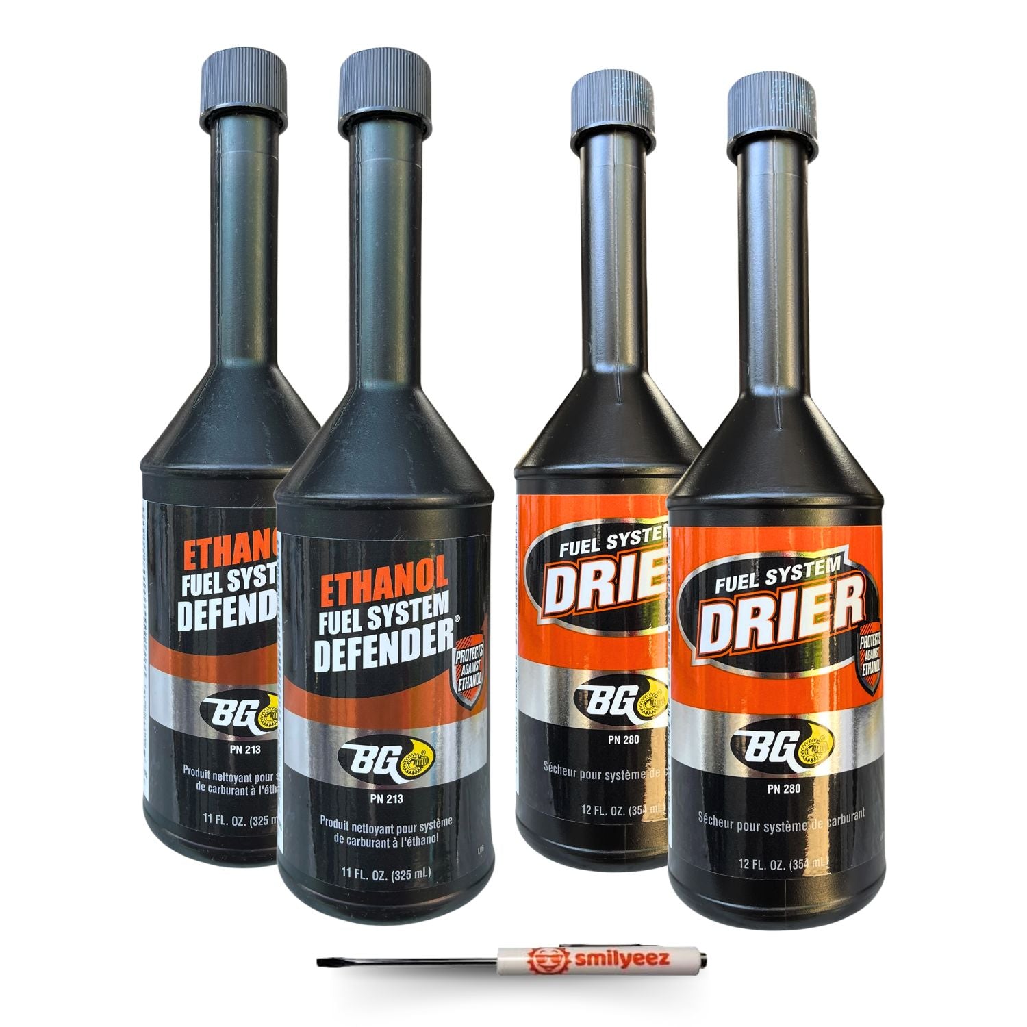 Smilyeez BG Ethanol Fuel System Kit with Drier PN 280 & Defender PN 213 PN K2913 and Pocket Screwdriver