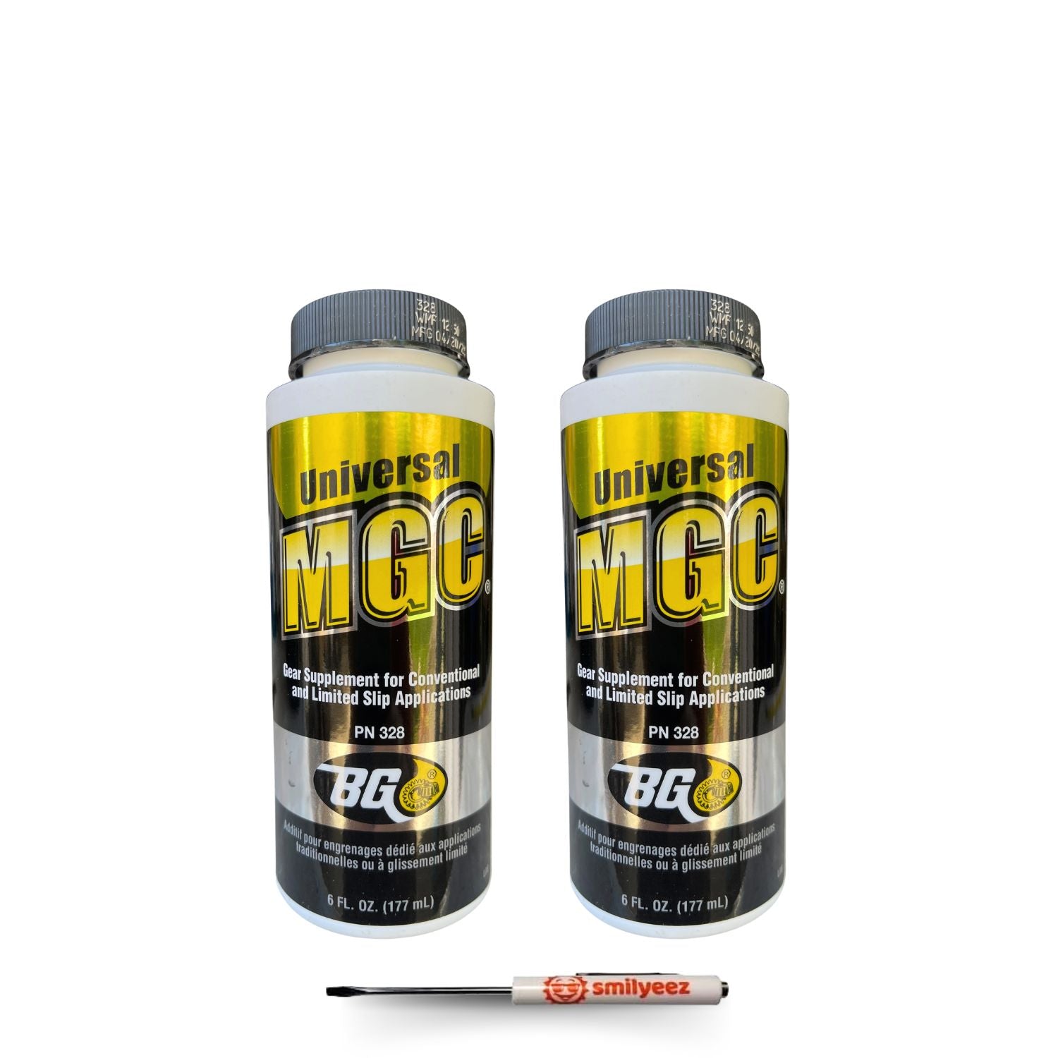 BG Universal MGC Multi Gear Supplement Concentrate PN 328 for Conventional & Limited Slip Differentials Pocket Screwdriver