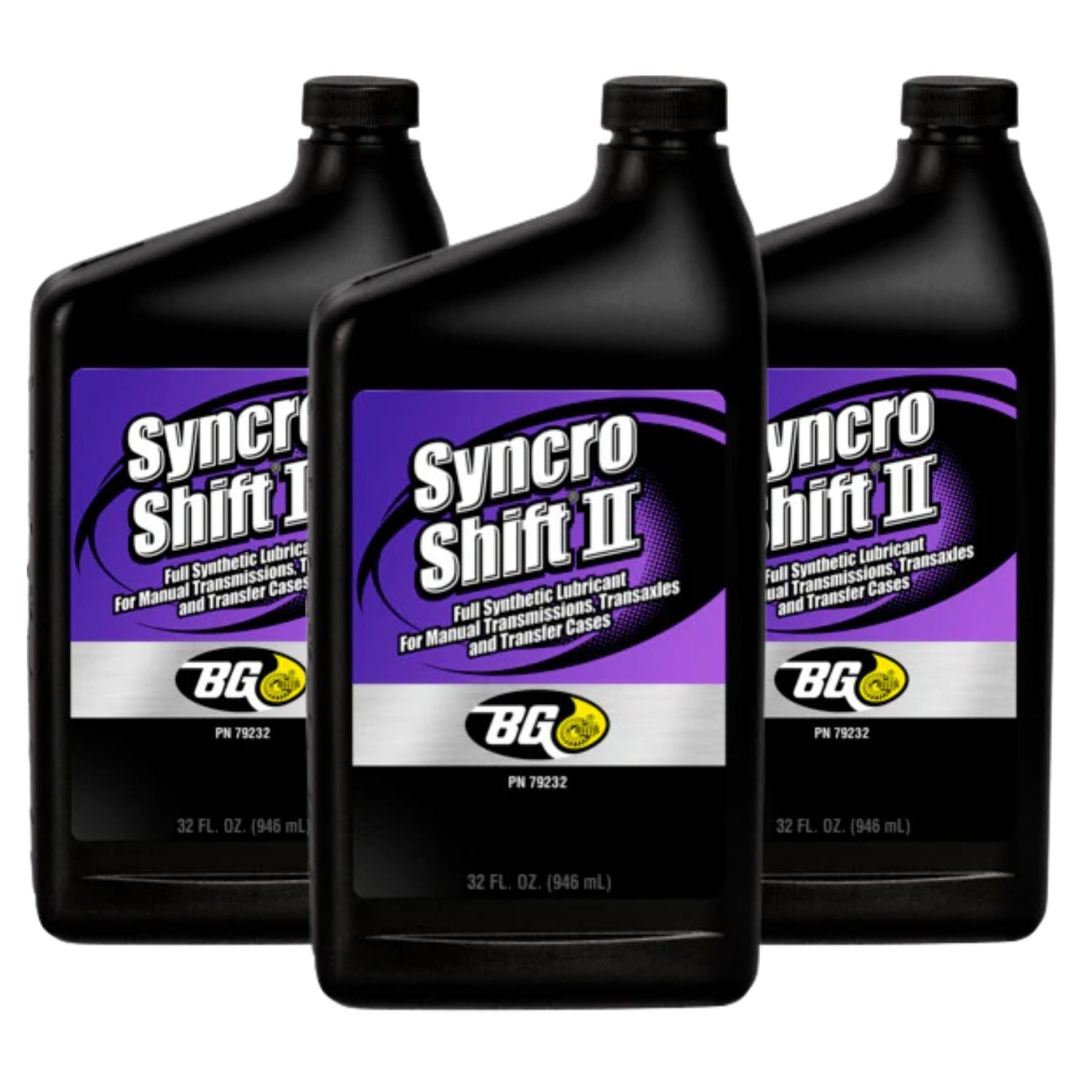 BG Syncro Shift II PN 792 Synthetic Gear Lubricant - Fluid for Manual Transmissions and Trans-Axle