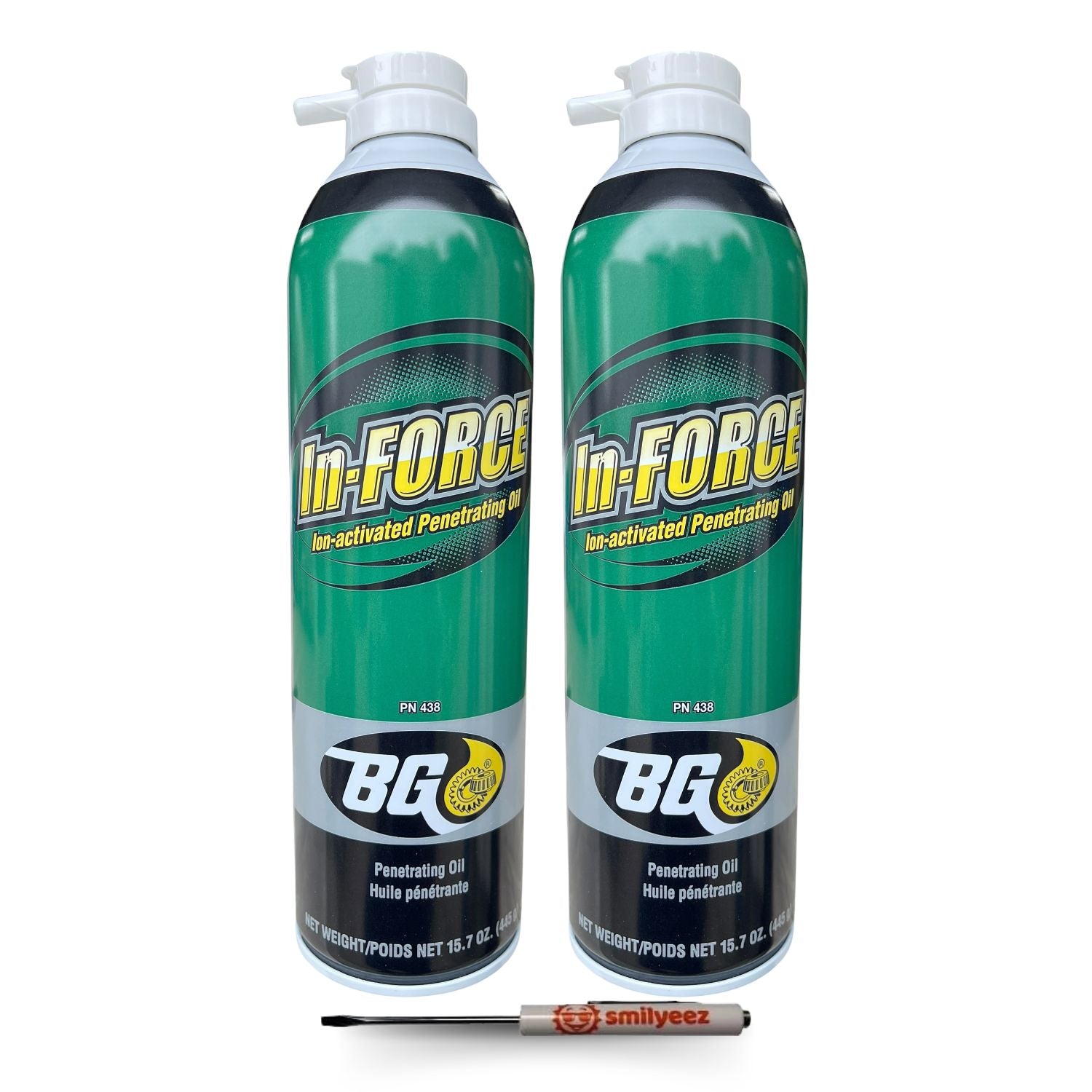 BG In-Force PN 438 with Smilyeez Pocket Screwdriver (2 Cans)