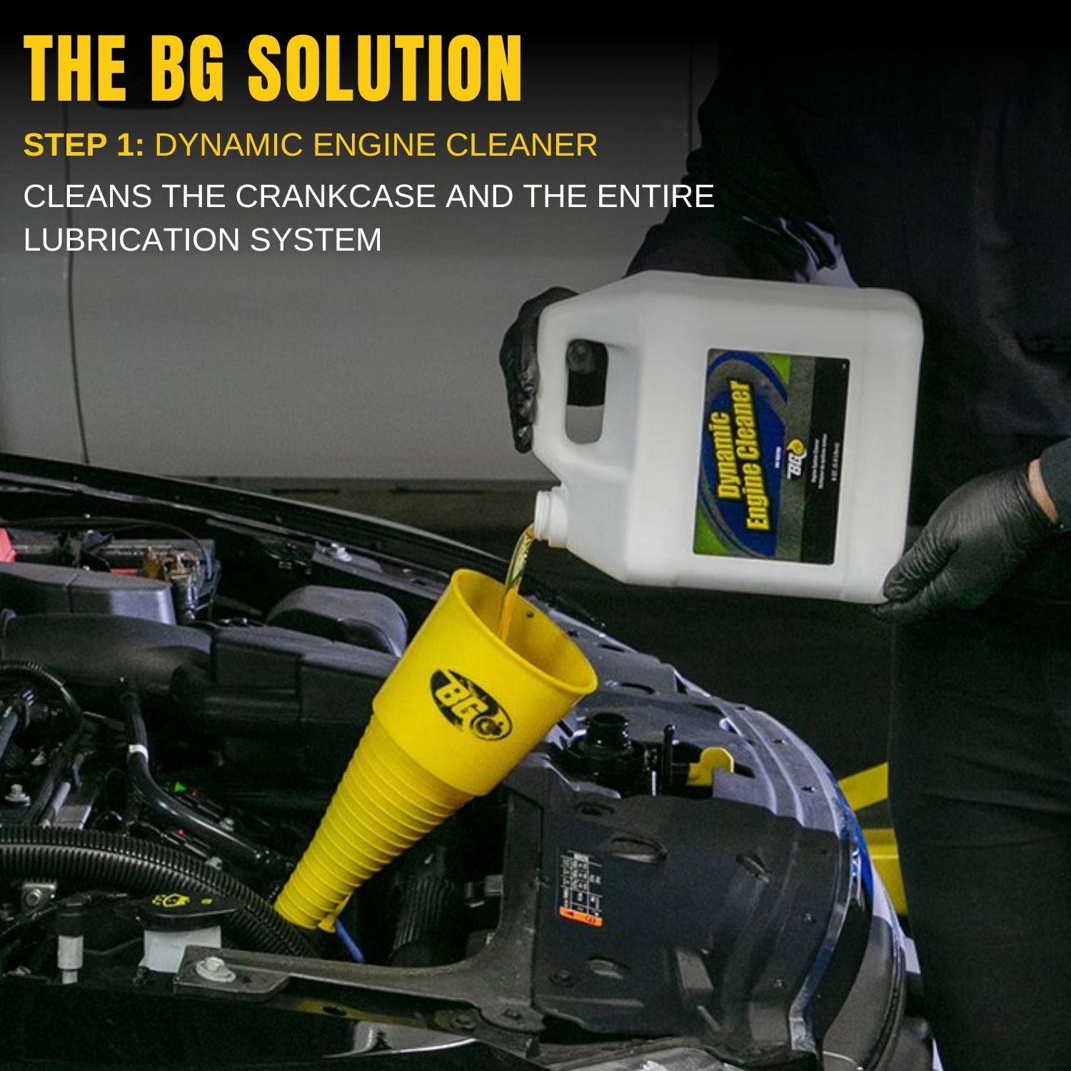 BG Dynamic Engine Cleaner PN 103 Thorough Lubrication System Cleansing (Cleaner Only) With a Pocket Screwdriver