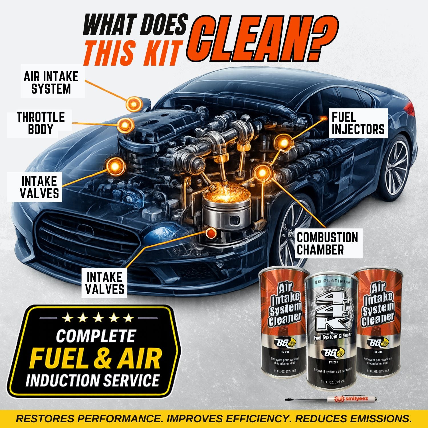 BG Fuel Induction Service Kit 2902 Infographic 2