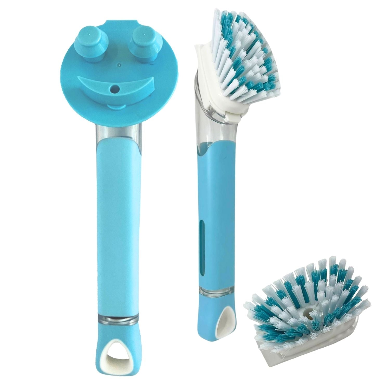 The Original Smiling Handle and Smilyeez Dishwand with 2 brushes