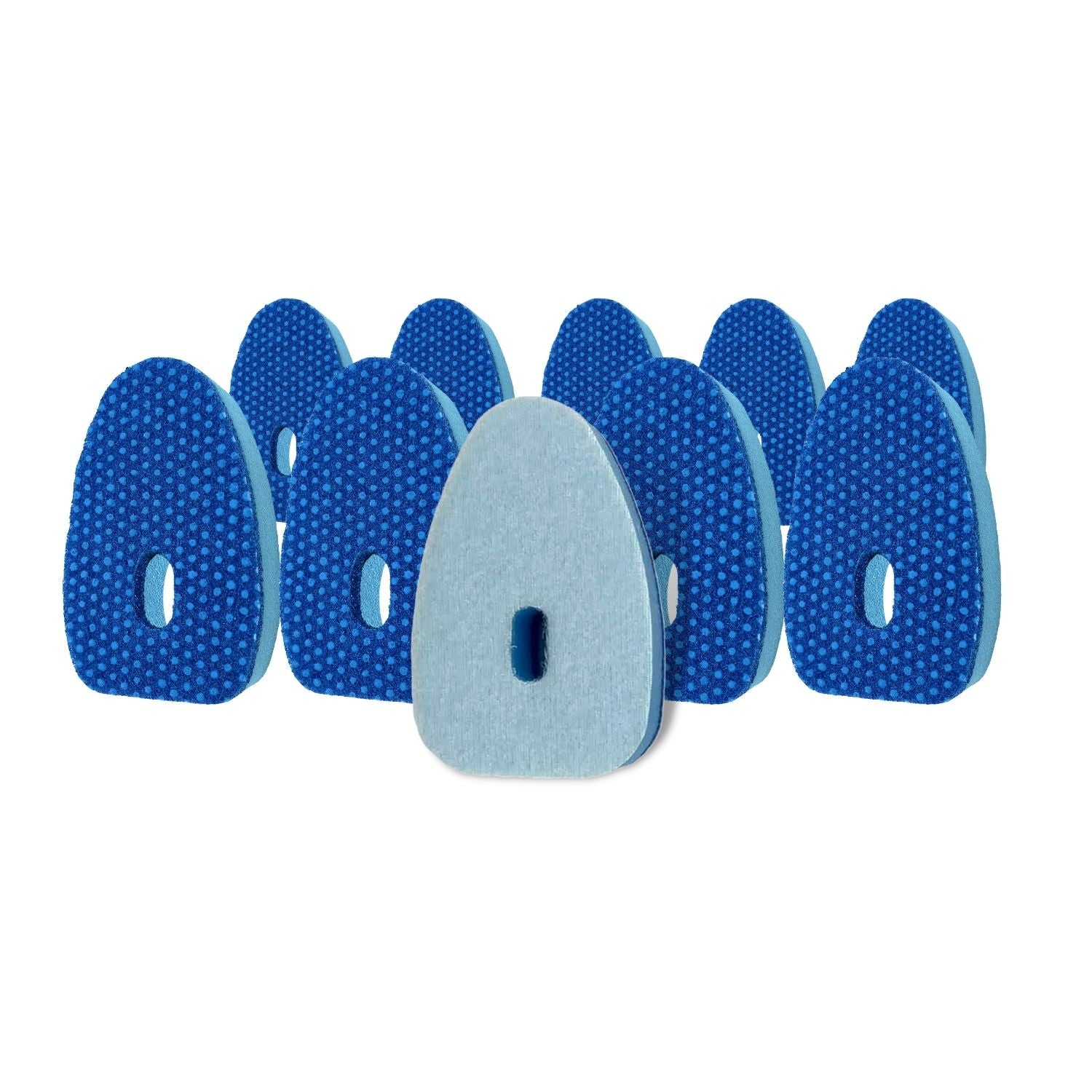 Smilyeez Blue Non-Scratch Dotted Sponge Refill for Scrub Daddy Dish Daddy 2