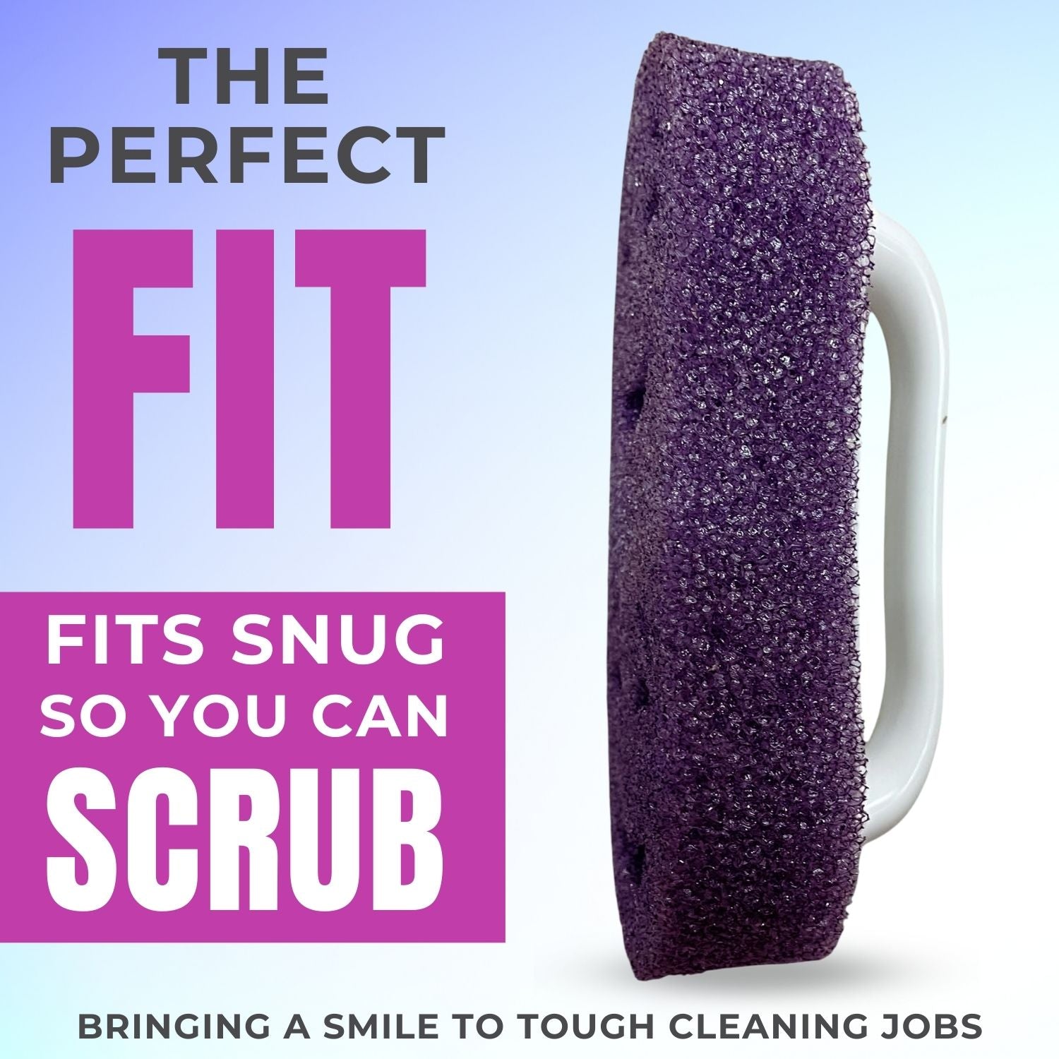 (2) Smilyeez Double Size Scrub Moji Sponges With (1) Scrub Moji Dual Handle Combo