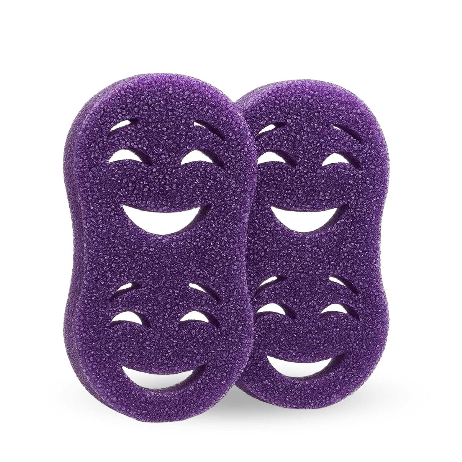 Smilyeez Double Size Scrub Moji Sponge 2-Pack