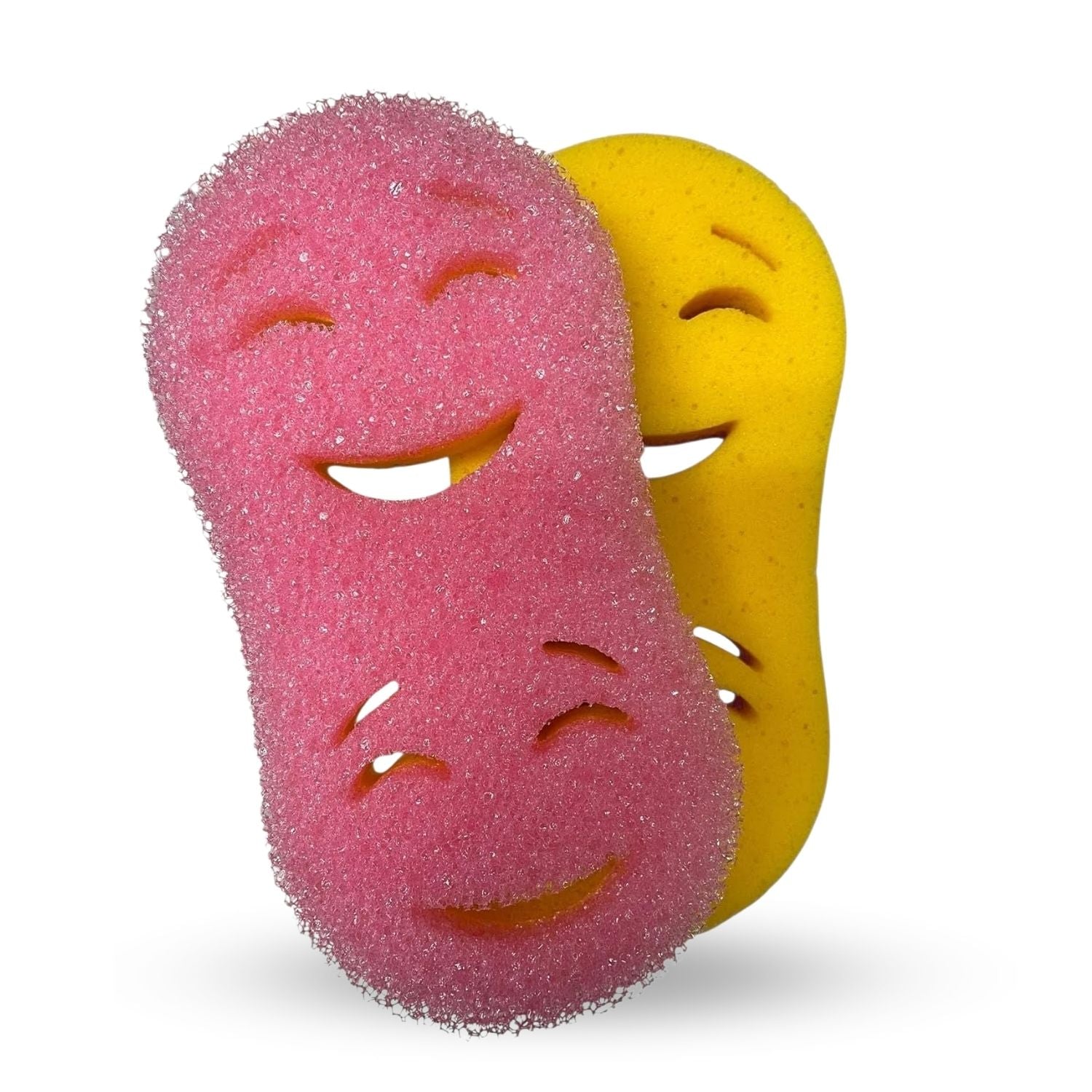 Smilyeez Double Size Scrub Moji Sponge 2-Pack