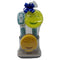 Smilyeez Caddy Gift Combo, Sink Caddy, Smilyeez Smiling Dishwand with Moji Sponge and Duo Moji Sponge, Smilyeez Dishwand with a Scrub Brush