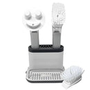 Smilyeez Caddy Kit, Sink Caddy, Smilyeez Smiling Dishwand, and Smilyeez Dishwand with 2 Scrub Brushes