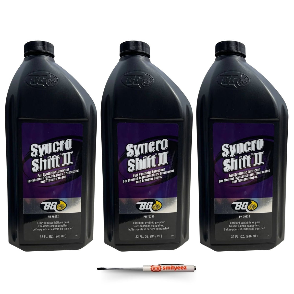 BG Syncro Shift II PN 792 Synthetic Gear Lubricant With Pocket Screwdriver