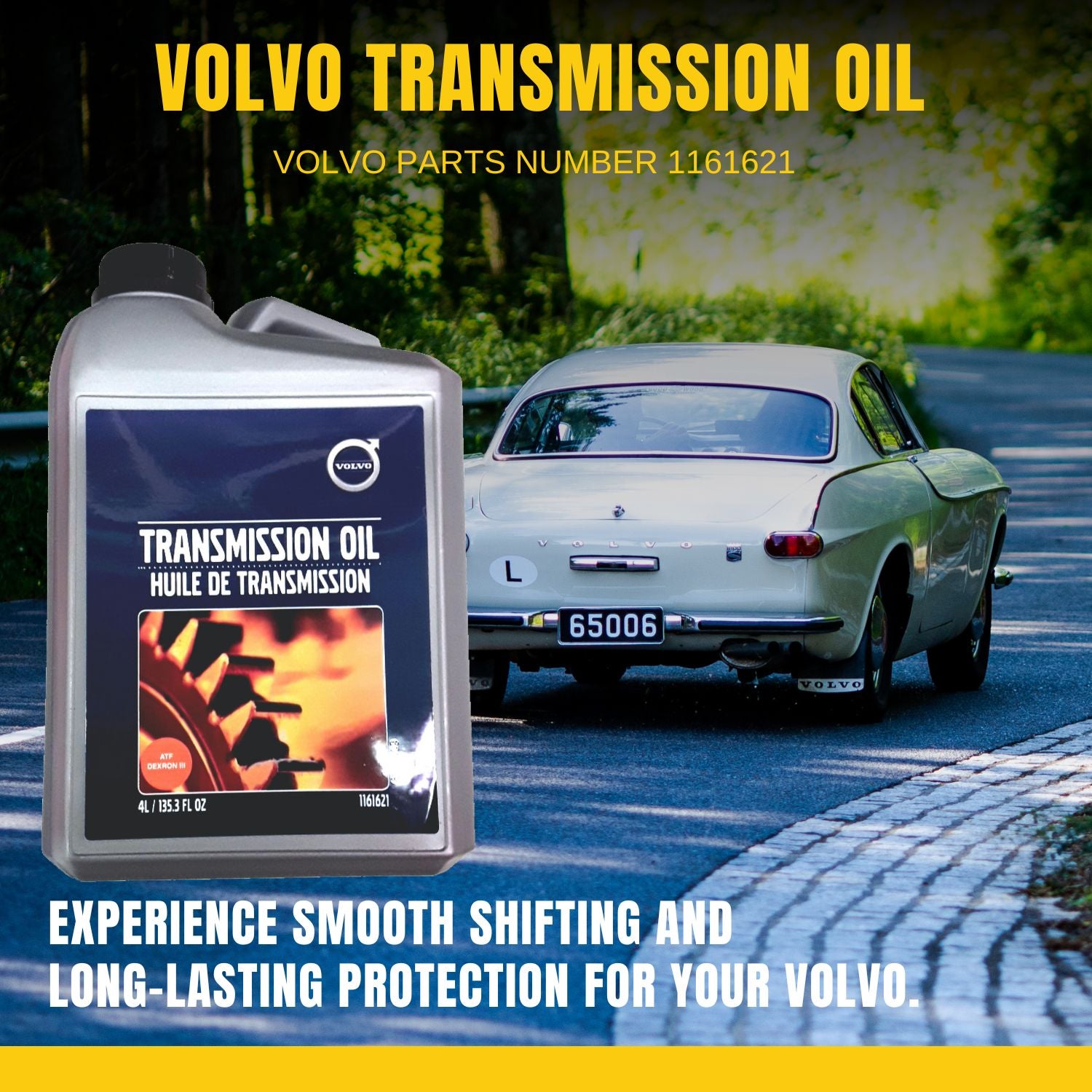 Volvo Transmission Oil PN 1161621-6 with Pocket Screwdriver