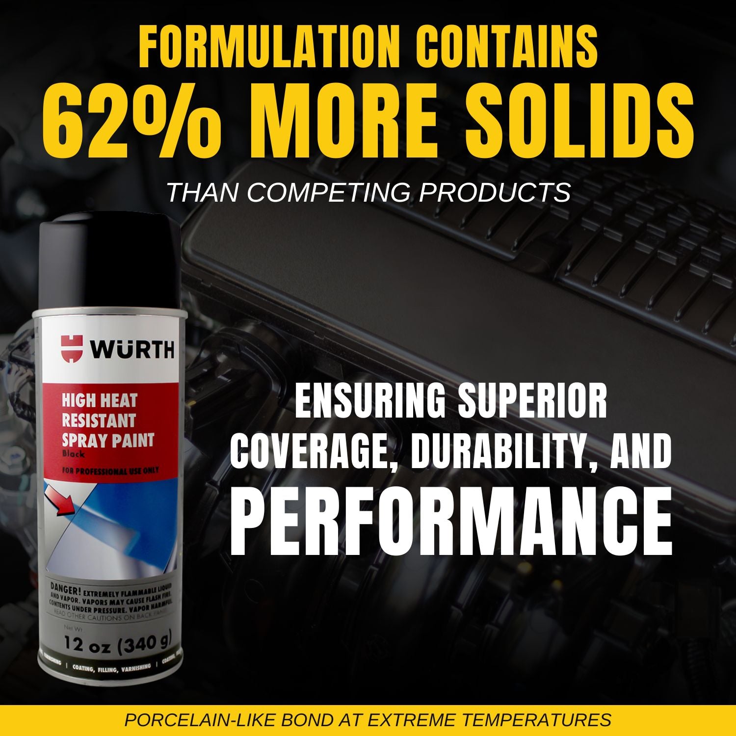Wurth High Heat Black Paint Infographic 2