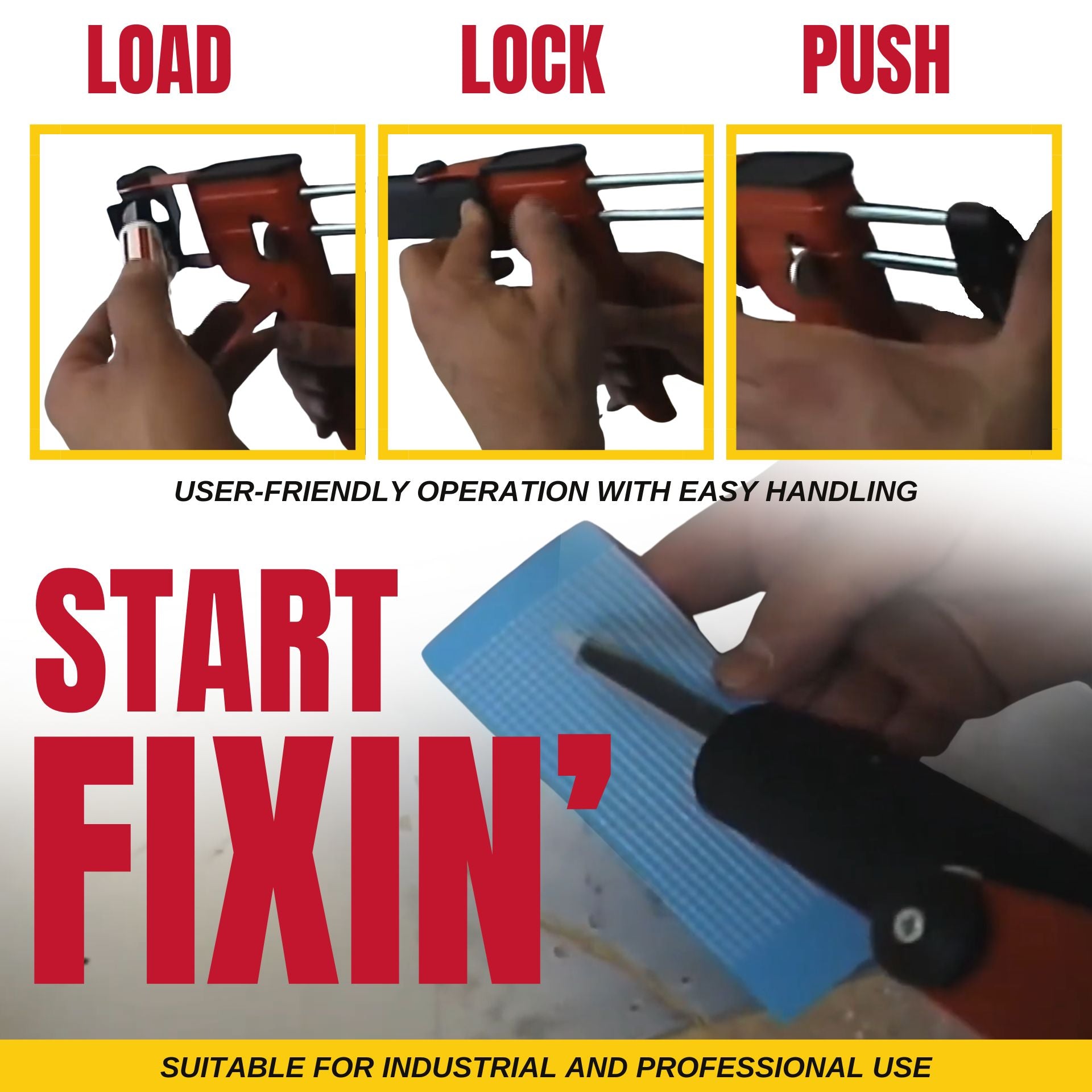 Wurth Manual Dual Cartridge Caulk Gun 50 ml Instructions