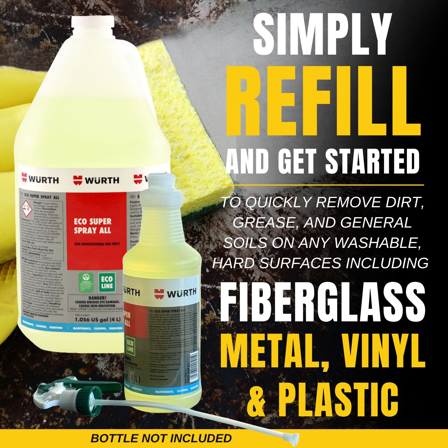 Wurth Eco Spray Refill Infogrphic