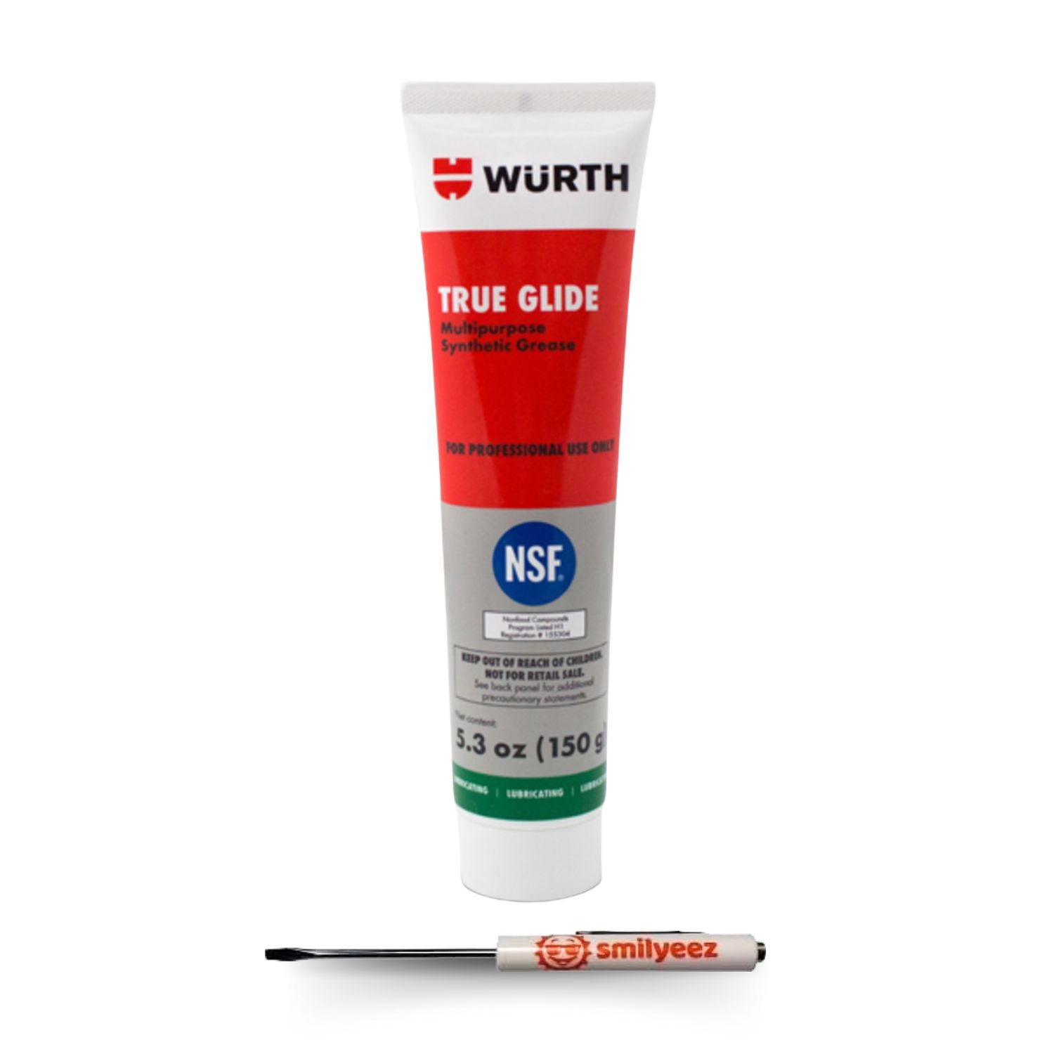 WURTH TRUE GLIDE™ Multipurpose Synthetic Grease with Smilyeez Screwdriver
