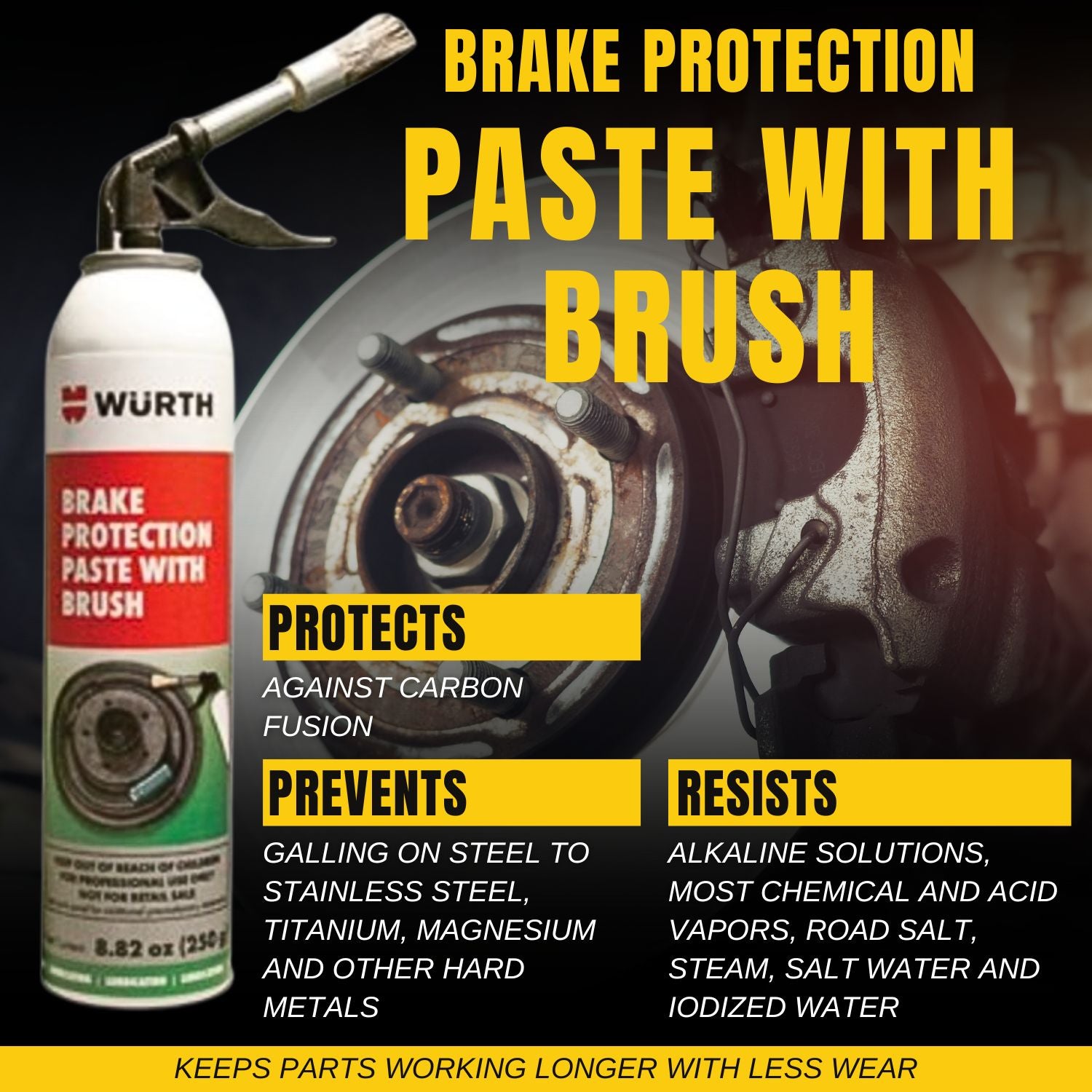 Wurth Brake Protection Paste with Applicator